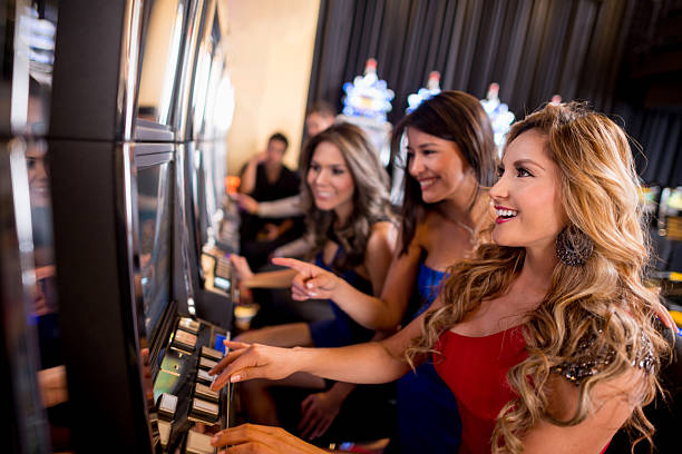 Live blackjack table with dealer and players